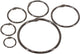 Bronyl gebroken ringen diameter 19 mm | doos van 100 stuks