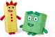 Learning resources numberblocks® three four - knuffelset - vanaf 18 maanden