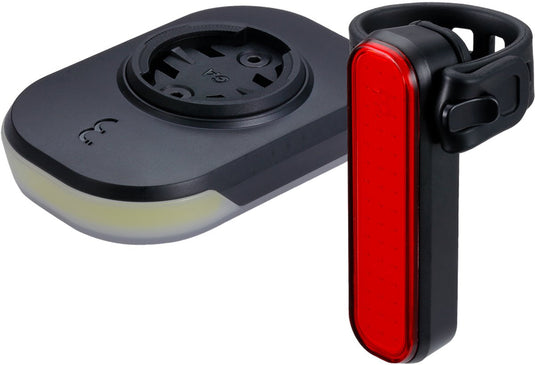 Bbb cycling slice 300 combo voorlicht achterlicht set – 300 lumen – usb oplaadbaar – ipx6 regenbestendig - fietsverlichting racefiets mtb – bls-282