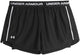 Under armour tech play up 2in1 shorts-blk dames sportbroek - zwart - wit