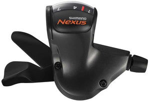 Shimano nexus sl-7s50 schakelhendel rechts 7-speed – rapidfire plus, 2-way release, zwart