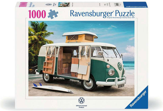 Ravensburger puzzel volkswagen t1 camper van - legpuzzel - 1000 stukjes
