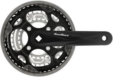 Sunrace - SunRace crankstel FCM300 -5mm 28-38-48 170mm m CG zw zi