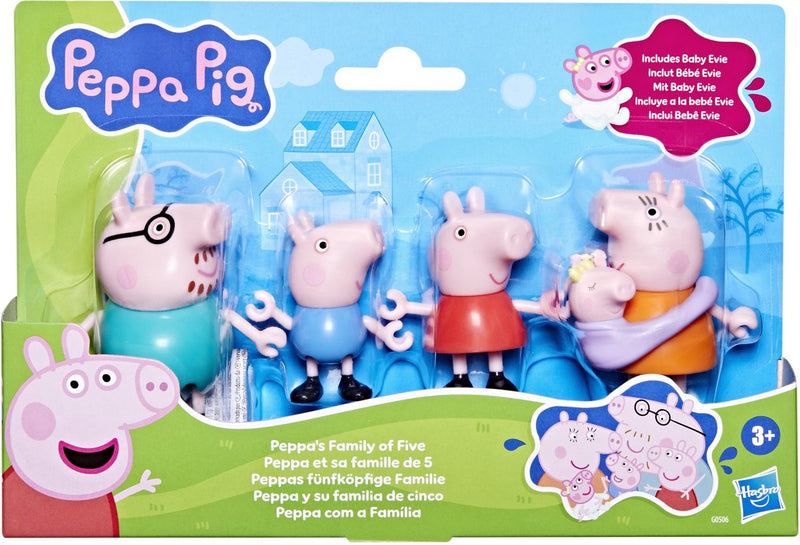 Afbeelding laden in galerijviewer, Peppa pig familie speelset - 5dlg.
