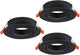 Eglo barranco inbouwspot - gu10 - ø 9 cm - zwart - set van 3 stuks - kantelbaar