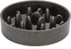 Designed by lotte pom antischrokbak kat - slowfeeder kat - voerbak - vaatwasserbestendig - bamboe - grijs - 410 ml