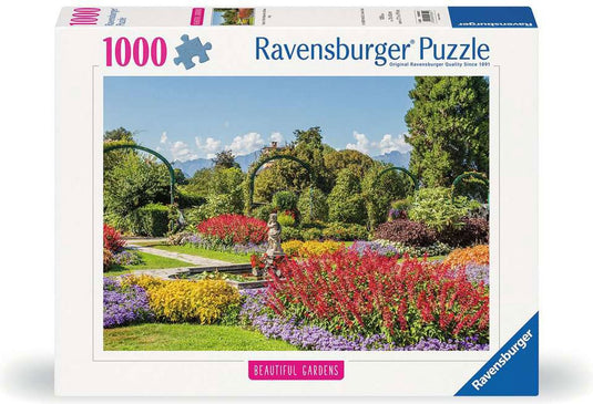 Ravensburger puzzel park of villa pallavicino, stresa, italy - legpuzzel - 1000 stukjes