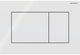 Geberit sigma01 bedieningsplaat - 2-toets spoeling - vierkant - alpien wit