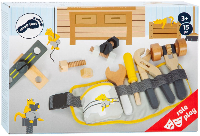 ギャラリービューアに画像をロードする, Small foot - gereedschapsriem met houten gereedschap miniwob
