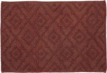 Sealskin - aztec badmat 60x90 cm - katoen - donkerroze