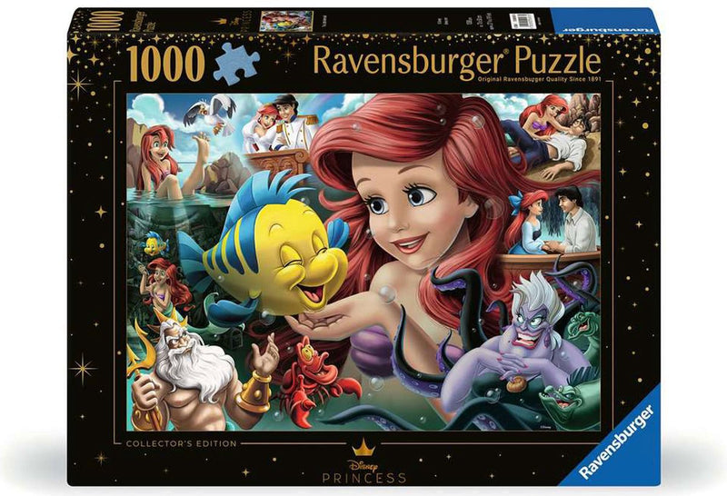 ギャラリービューアに画像をロードする, Ravensburger puzzel disney de kleine zeemeermin 1000 stukjes karton.
