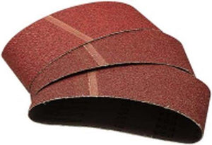 Wolfcraft - schuurbanden korrel 40 - 3 stuks - bandschuurmachine schuurpapier 76 x 457 mm - 1890000