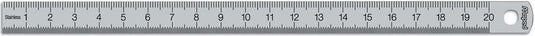 Maped office stalen 20 cm liniaal met gegraveerde maatverdeling