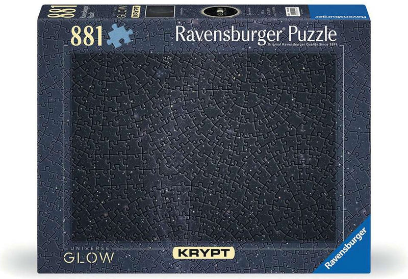 Afbeelding laden in galerijviewer, Ravensburger legpuzzel krypt universe glow 881 stukjes glow-in-the-dark.
