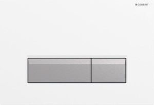 Geberit sigma40 duofresh bedieningspaneel - met geurafzuiging - kunststof - wit