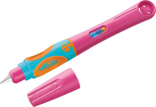 Pelikan griffix vulpen - linkshandig - roze - blister
