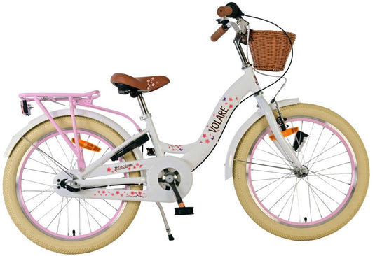 Volare blossom kinderfiets - meisjes - 20 inch - wit - nexus 3