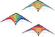 Eddy toys stuntvlieger - bestuurbare vlieger met 2 lijnen ca. 50 m - stunt kite van 100% polyester - ca. 120 x 60 cm - assorti - 1 willekeurige kleur