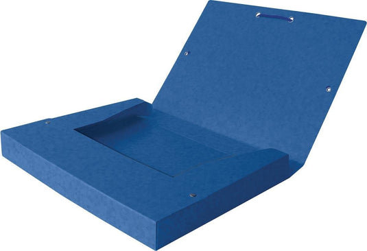 Oxford elastobox top file+ a4 25mm blauw