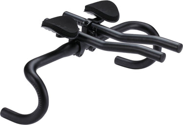 Bbb cycling opzetstuur racefiets - lichtgewicht ligstuur - verstelbaar opzetstuur met armsteun - tijdritstuur - triathlon stuur - compatibel met 25.4 of 31.8mm fietsstuur - aerolight bhb-58