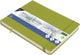 Kangaro schetsboek a5 landscape - lime green - hardcover kaft - met elastiek en lint - k-861239
