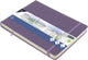 Kangaro schetsboek a5 liggend - heather purple - met elastiek en lint - k-861313