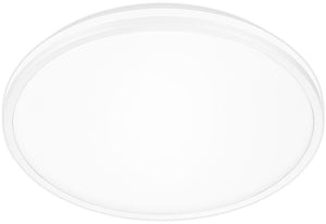 Briloner pulap a – led plafonniere – plafondlamp met eek a lichtbron* – indirect licht – neutraal wit licht – ø 33cm - wit