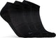Craft core dry footies 3-pack unisex sportsokken - zwart