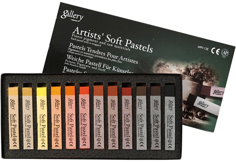 Afbeelding laden in galerijviewer, Creativ company gallery soft pastel set bruin harmonie, 12st.
