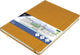 Kangaro schetsboek - a4 - okergeel - pu hardcover - met elastiek en lint - k-861241