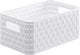 Rotho mand country 28 x 19 x 13 cm a5 wit