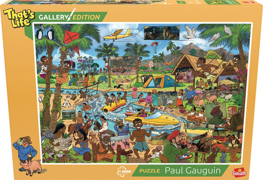 Goliath that's life gallery edition: paul gauguin - 1000 puzzelstukjes - legpuzzel (68x48cm)