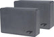 Avento yoga blok set van 2 - foam - grijs