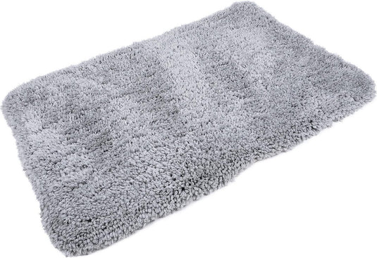 Lex max shaggy - benchmat - 109x69 cm - grijs