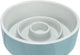 Trixie voerbak slowfeeding keramiek grijs blauw