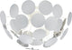 Trio discalgo - plafondlamp - wit mat - excl. 3x e14 40w