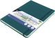 Kangaro schetsboek a4 - dark turquoise - met elastiek en lint - k-861334