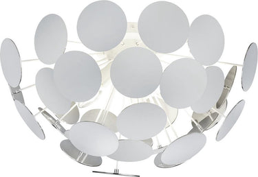 Trio discalgo - plafondlamp - wit mat - excl. 3x e14 40w