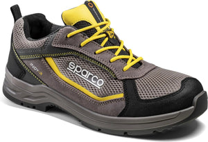 Sparco indy edmonton – veiligheidsschoen s1ps met flexgrip+ zool en ademend mesh - beige-geel - maat - 44