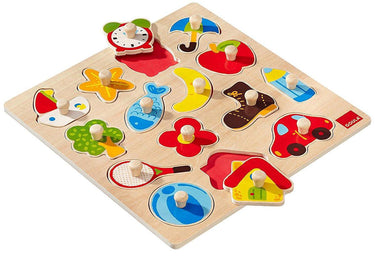 Goula jumbo noppenpuzzel silhouet - 15st.