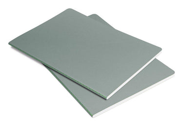 Sigel notitieschrift linescape - formaat a5 - lichtgrijs lime - met lijn - 2 stuks - si-ls301