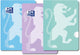 Oxford school - schoolschrift - a4 - lijn - met kantlijn - 72 pagina's - pak van 3 - pastel