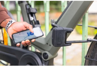 Abus fietsslot smart vouwslot met alarm - bordo™ one 6000a - security level 10 - zwart - 120 cm - geschikt voor elektrische fietsen en stadsfietsen