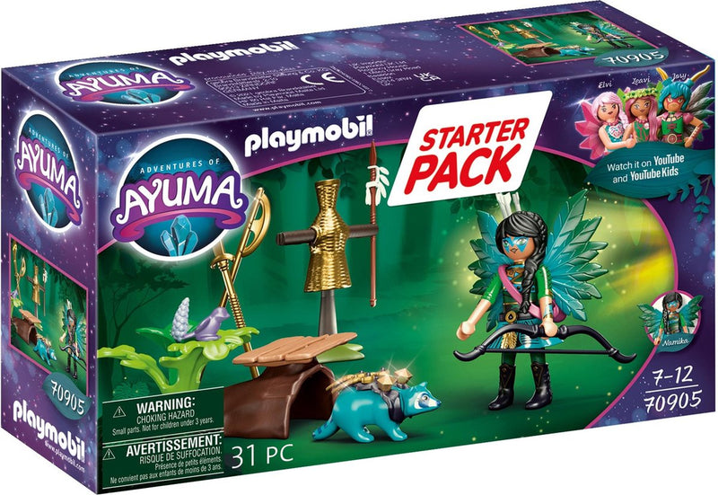 ギャラリービューアに画像をロードする, Playmobil ayuma starterset knight fairy met wasbeer - 70905
