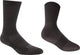 Bbb cycling merino winterfeet wielrensokken – wintersokken wielrennen 18 cm – wielersokken - zwart - 39 43 – fietssokken heren en dames - bso-18