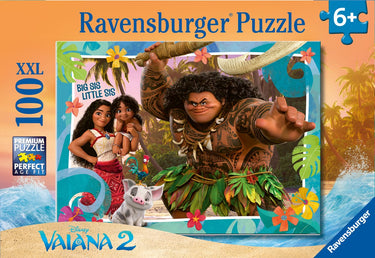 Ravensburger puzzel vaiana 2 vertrek naar nieuwe werelden - legpuzzel - 100 xxl stukjes