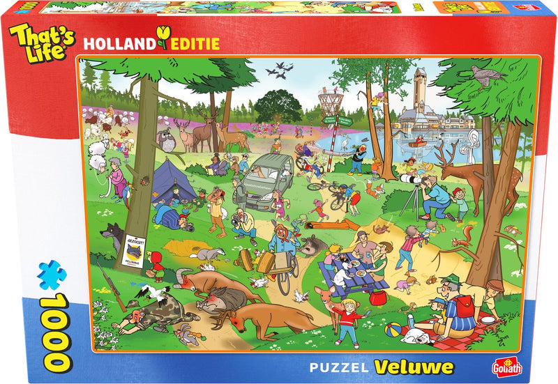 Afbeelding laden in galerijviewer, Goliath that's life hollandse editie: de veluwe legpuzzel - 1000st.
