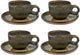 Serax - sergio herman surface - koffiekop + schotel - indi grijs - 13 ø - 4 stuks