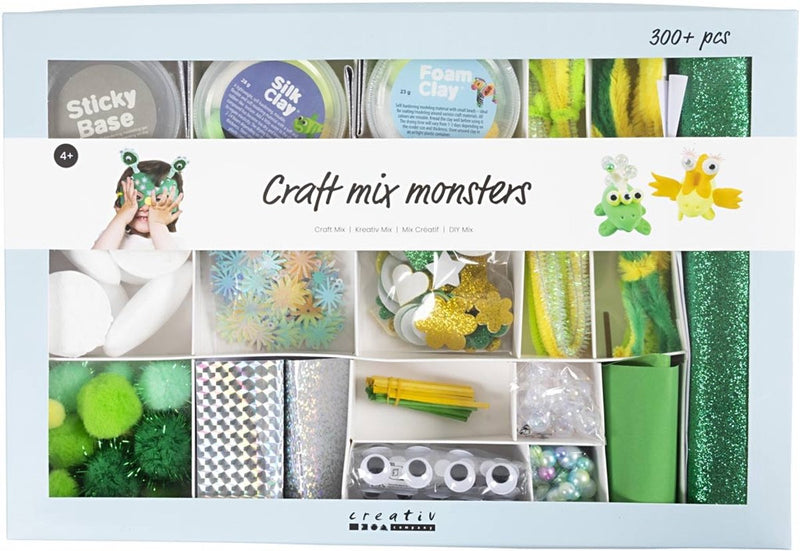 ギャラリービューアに画像をロードする, Creative company https: www.cchobby.nl creatieve-box-monsters-diverse-kleuren-1-doos
