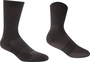 Bbb cycling merino winterfeet wielrensokken – wintersokken wielrennen 18 cm – wielersokken - zwart - 35 38 – fietssokken heren en dames - bso-18